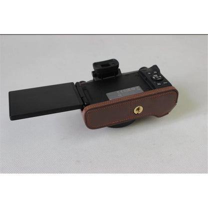 PU Leather Half Camera Protective Bag for Canon Powershot G1XIII