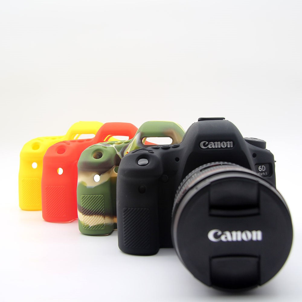 Flexible Silicone Protective Cover for Canon EOS 6D Mark II