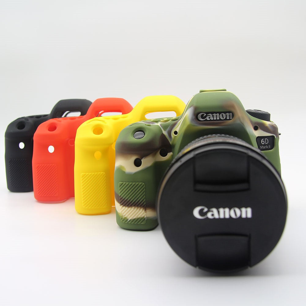 Flexible Silicone Protective Cover for Canon EOS 6D Mark II