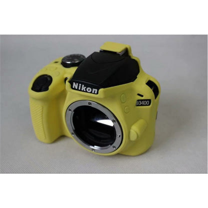 Flexible Silicone Protective Case for Nikon D3400 DSLR Camera