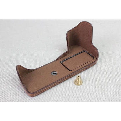 PU Leather Half Bottom Camera Protective Casing for Canon EOS 200D
