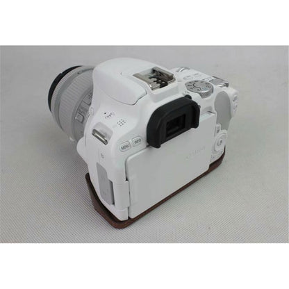 PU Leather Half Bottom Camera Protective Casing for Canon EOS 200D