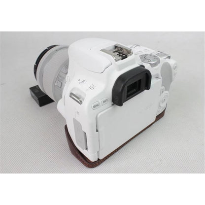 Genuine Leather Half Bottom Camera Protection Shell for Canon EOS 200D