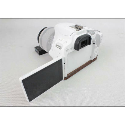Genuine Leather Half Bottom Camera Protection Shell for Canon EOS 200D