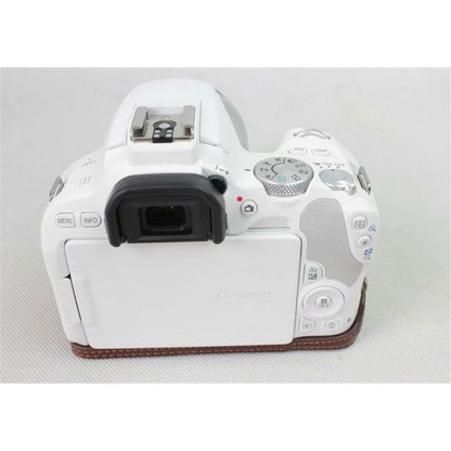 Genuine Leather Half Bottom Camera Protection Shell for Canon EOS 200D
