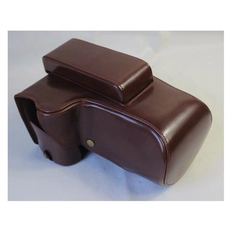 PU Leather Camera Protection Case + Strap + Camera Lens Bag for Nikon P1000