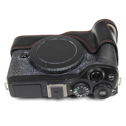 Genuine Leather Camera Protection Base Protection Semi-Case for Canon EOS M6 Mark II /EOS M6II