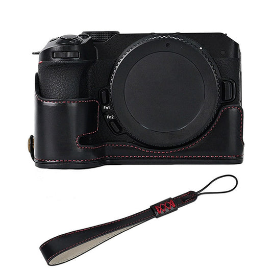 Quality PU Leather Half Bottom Protective Case for Nikon Z50 / Z30