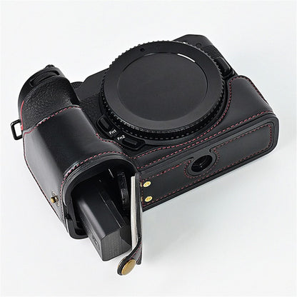 Quality PU Leather Half Bottom Protective Case for Nikon Z50 / Z30