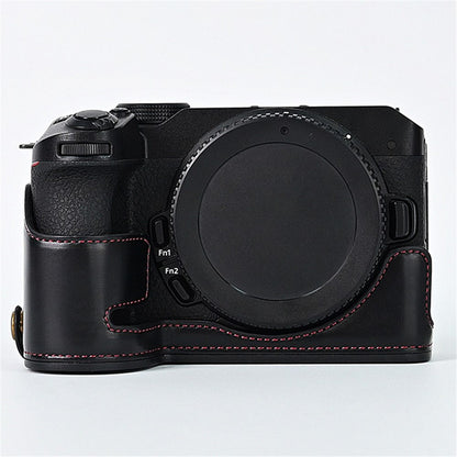 Quality PU Leather Half Bottom Protective Case for Nikon Z50 / Z30
