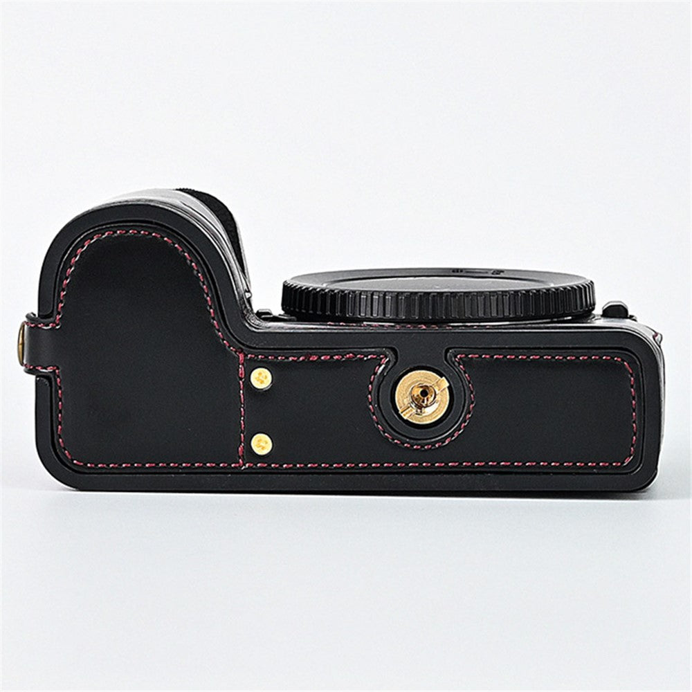 Quality PU Leather Half Bottom Protective Case for Nikon Z50 / Z30