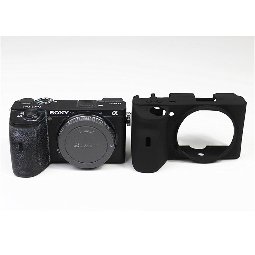 Soft Silicone Protective Pouch Case for Sony A6600 Camera
