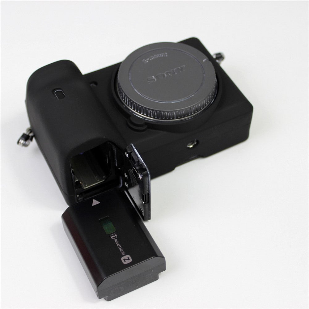 Soft Silicone Protective Pouch Case for Sony A6600 Camera