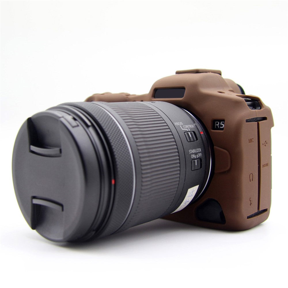 Soft Silicone Camera Protective Case for Canon EOS R5