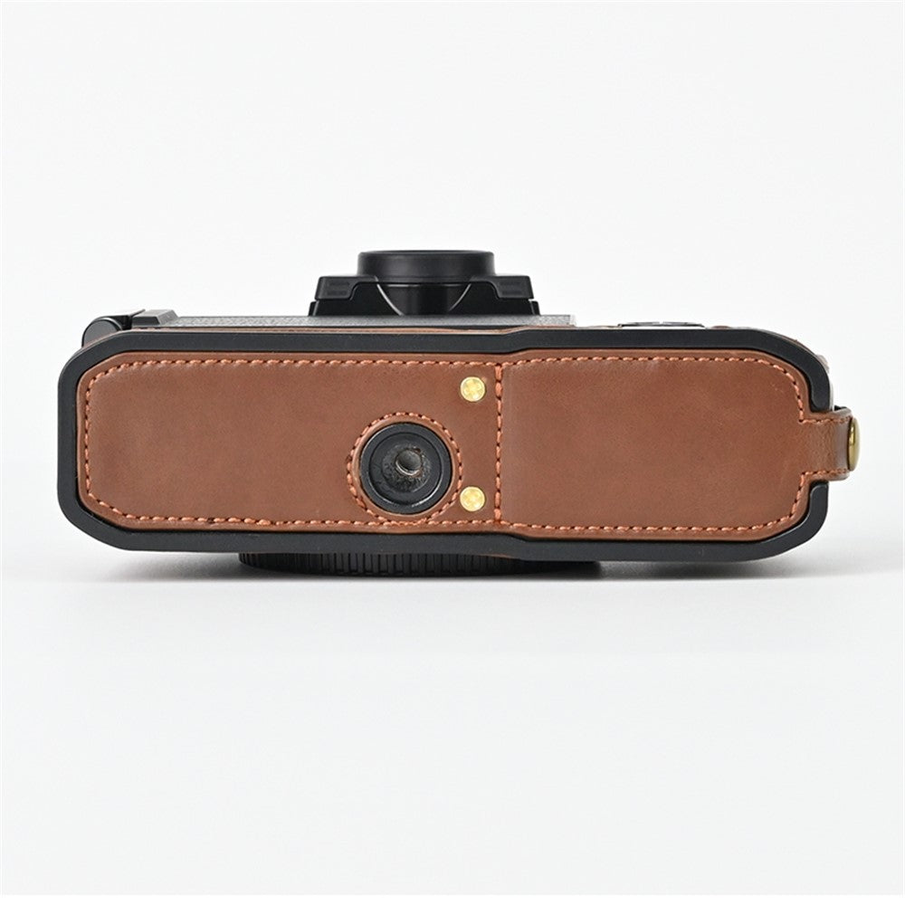 Camera Bag Bottom Case PU Leather Protective Half Body Cover with Battery Opening for Nikon Z fc