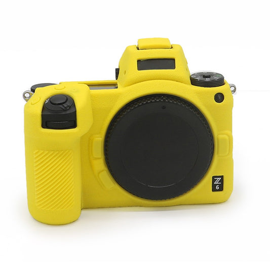 Litchi Texture Silicone Case Dustproof Camera Protective Sleeve Cover for Nikon Z6/Z7