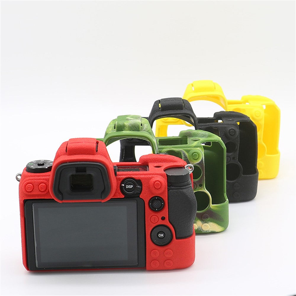 Litchi Texture Silicone Case Dustproof Camera Protective Sleeve Cover for Nikon Z6/Z7