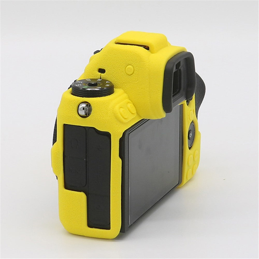 Litchi Texture Silicone Case Dustproof Camera Protective Sleeve Cover for Nikon Z6/Z7