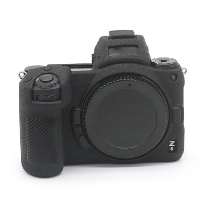 Litchi Texture Silicone Case Dustproof Camera Protective Sleeve Cover for Nikon Z6/Z7