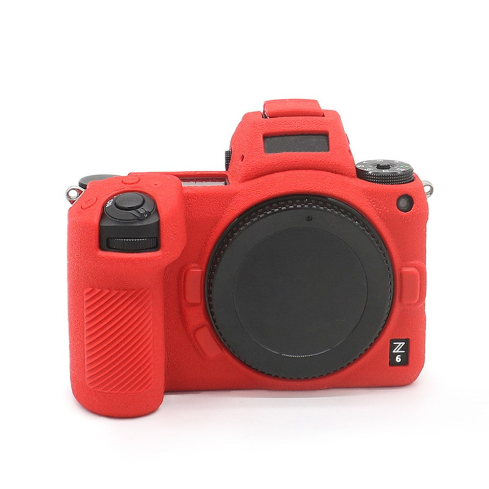 Litchi Texture Silicone Case Dustproof Camera Protective Sleeve Cover for Nikon Z6/Z7