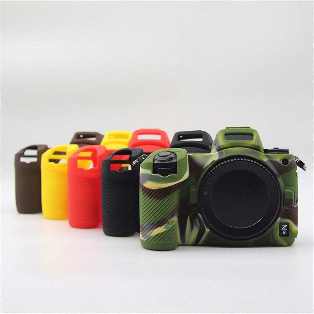 Shockproof Plain Texture Silicone Case Camera Protective Sleeve Cover for Nikon Z6/Z7