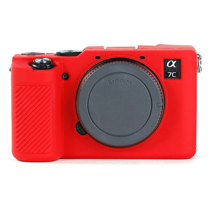 For Sony A7C Anti-slip Dust-proof Anti-collision Silicone ILDC Camera Protective Cover Case