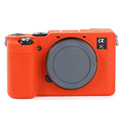 For Sony A7C Anti-slip Dust-proof Anti-collision Silicone ILDC Camera Protective Cover Case