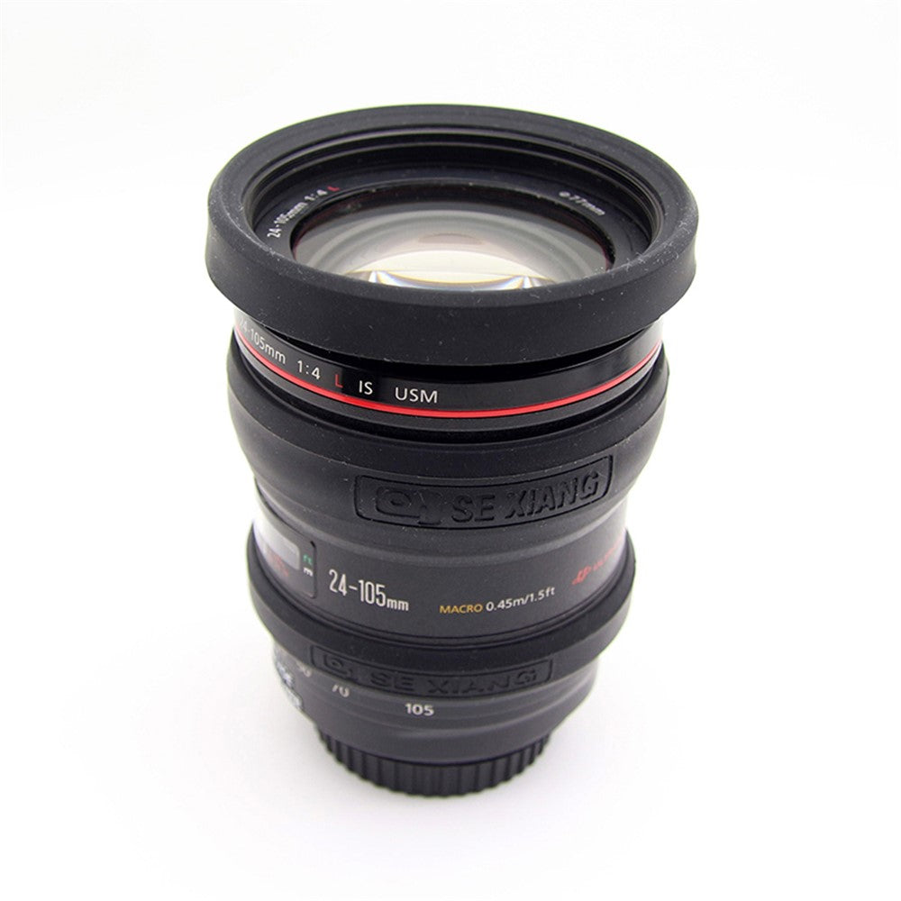 For Nikon/Sony/Fuji/Panasonic SLR Camera Lens Metal Protection Ring 52mm 55mm 58mm 62mm 67mm 72mm 77mm Lens Tube Silicone Protection Ring Kit