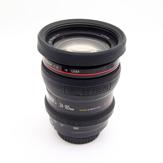 For Nikon/Sony/Fuji/Panasonic SLR Camera Lens Metal Protection Ring 52mm 55mm 58mm 62mm 67mm 72mm 77mm Lens Tube Silicone Protection Ring Kit
