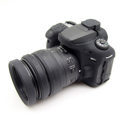 For Nikon/Sony/Fuji/Panasonic SLR Camera Lens Metal Protection Ring 52mm 55mm 58mm 62mm 67mm 72mm 77mm Lens Tube Silicone Protection Ring Kit
