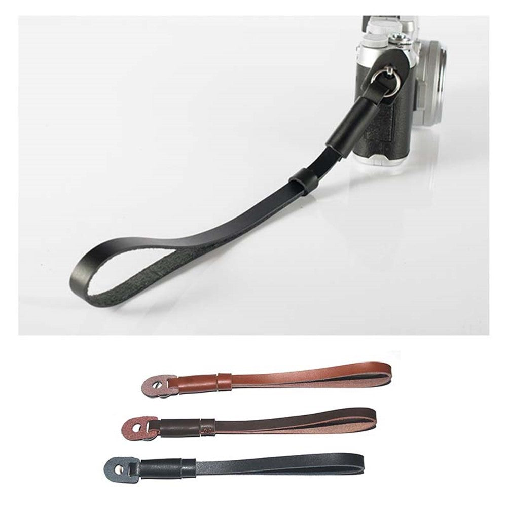 Genuine Lambskin Leather Wrist Strap Hand Grip for Canon Nikon Sony Fujifilm Panasonic Cameras