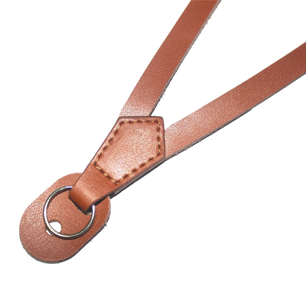 Camera Wrist Strap Grip Genuine Lambskin Leather Hand Strap for Canon Nikon Sony Fujifilm Panasonic Cameras