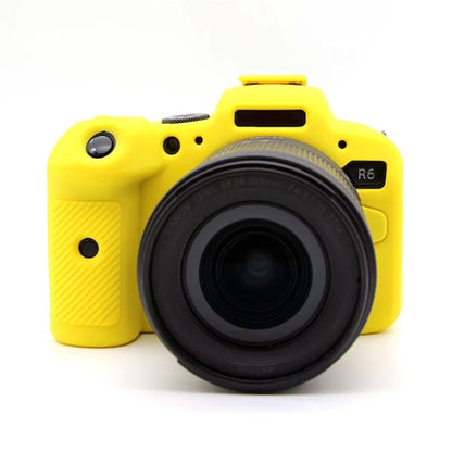 For Canon EOS R6 Anti-scratch Digital Camera Soft Silicone Textured Surface Case Portable Protective Sleeve