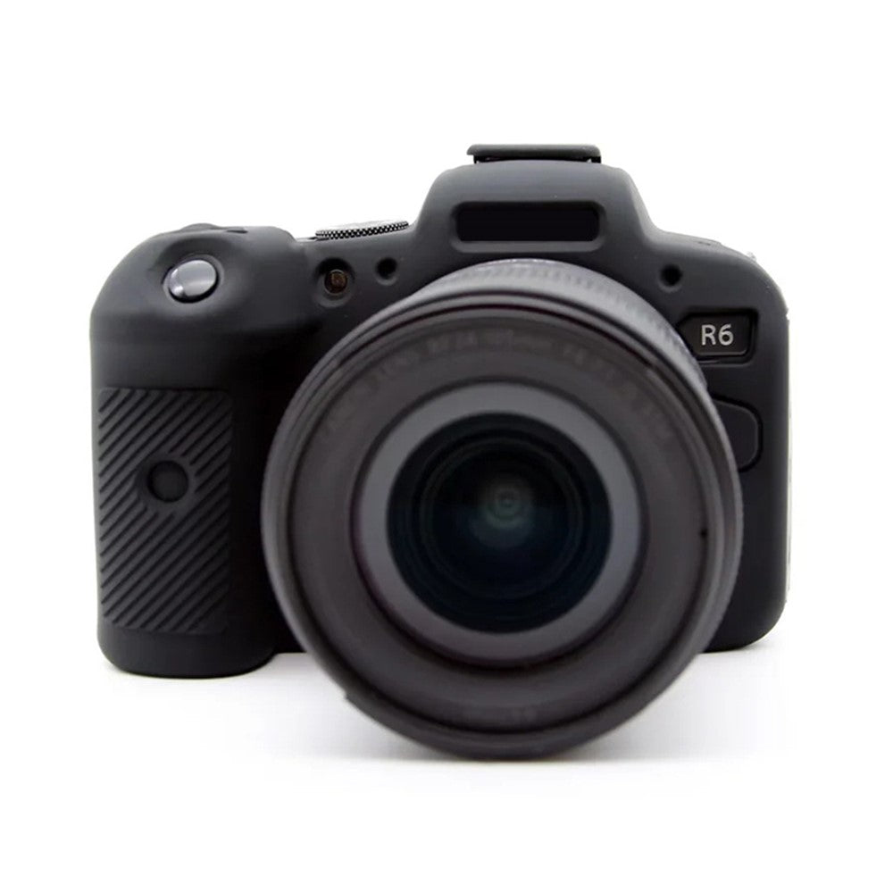 For Canon EOS R6 Anti-scratch Digital Camera Soft Silicone Textured Surface Case Portable Protective Sleeve