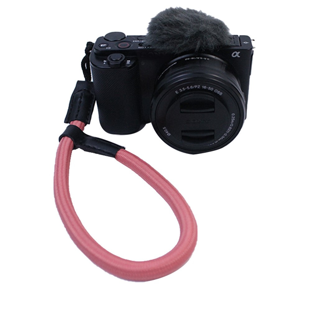 For Sony A7R III/A7M4/Canon EOS R5/R6/200D/850D Nylon DSLR Camera Wrist Strap Hand Grip
