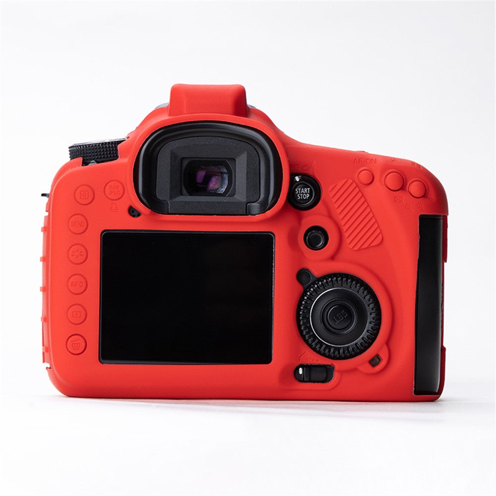 For Canon EOS 7D DSLR Camera Anti-drop Silicone Case Soft Protective Cover