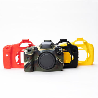 For Canon EOS 7D DSLR Camera Anti-drop Silicone Case Soft Protective Cover