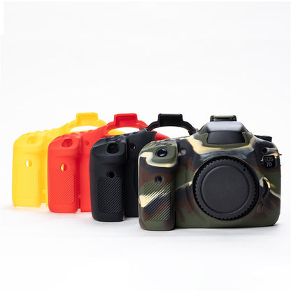 For Canon EOS 7D DSLR Camera Anti-drop Silicone Case Soft Protective Cover
