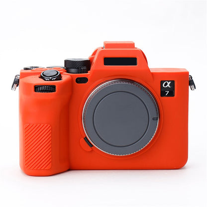 For Sony A7IV/A74/A7M4 Silicone Camera Sleeve Case Anti-slip Anti-dust SLR Camera Body Protective Cover