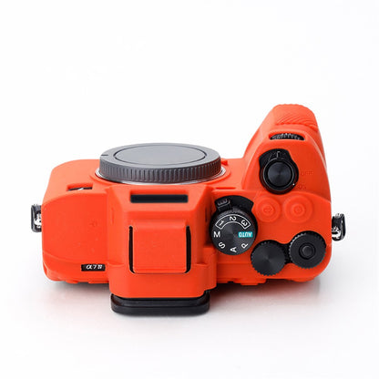 For Sony A7IV/A74/A7M4 Silicone Camera Sleeve Case Anti-slip Anti-dust SLR Camera Body Protective Cover