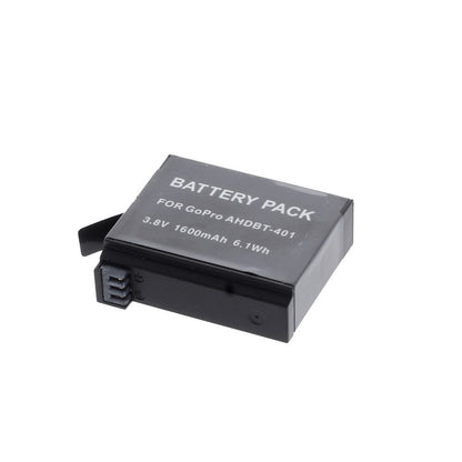 1600mAh AHDBT-401 Rechargeable Battery Replacement for GoPro Hero 4