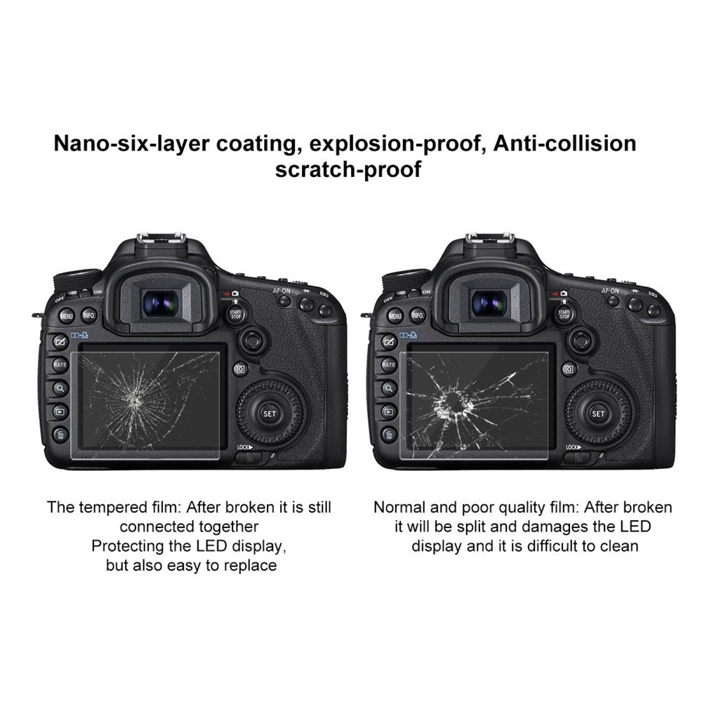 PULUZ PU5501 for Canon 5D Mark III Camera Tempered Glass Screen Protector 0.3mm 9H 2.5D