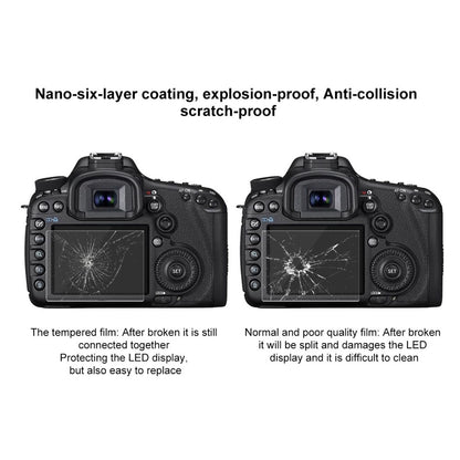 PULUZ PU5501 for Canon 5D Mark III Camera Tempered Glass Screen Protector 0.3mm 9H 2.5D