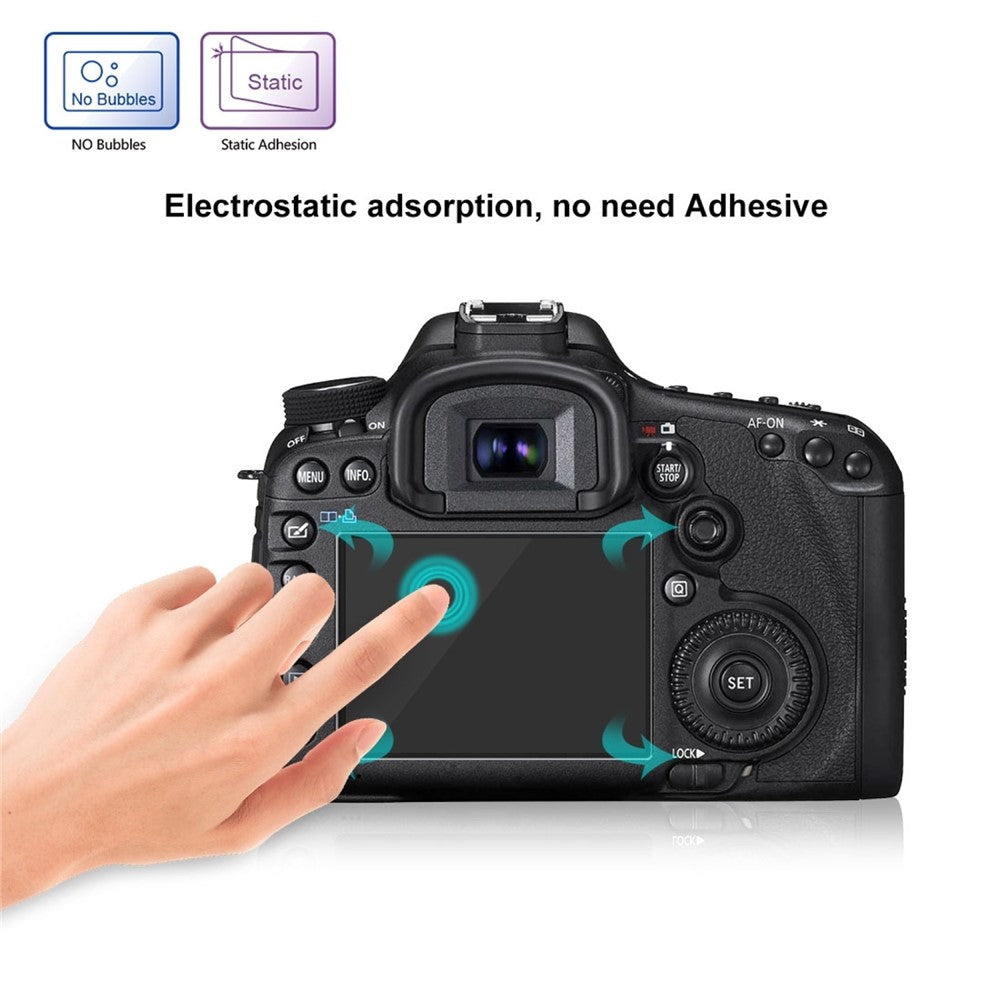 PULUZ PU5501 for Canon 5D Mark III Camera Tempered Glass Screen Protector 0.3mm 9H 2.5D