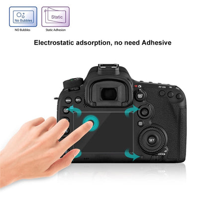PULUZ PU5504 for Canon 7D Mark II Camera Tempered Glass Screen Protector Film 0.3mm 9H 2.5D