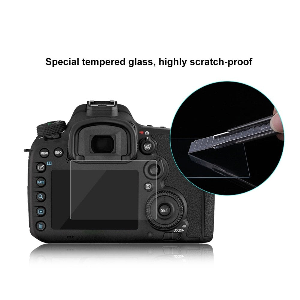 PULUZ PU5504 for Canon 7D Mark II Camera Tempered Glass Screen Protector Film 0.3mm 9H 2.5D