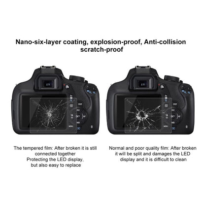 PULUZ PU5506 for Canon 1200D 1300D Cameras Tempered Glass Screen Protector Guard 0.3mm 9H 2.5D