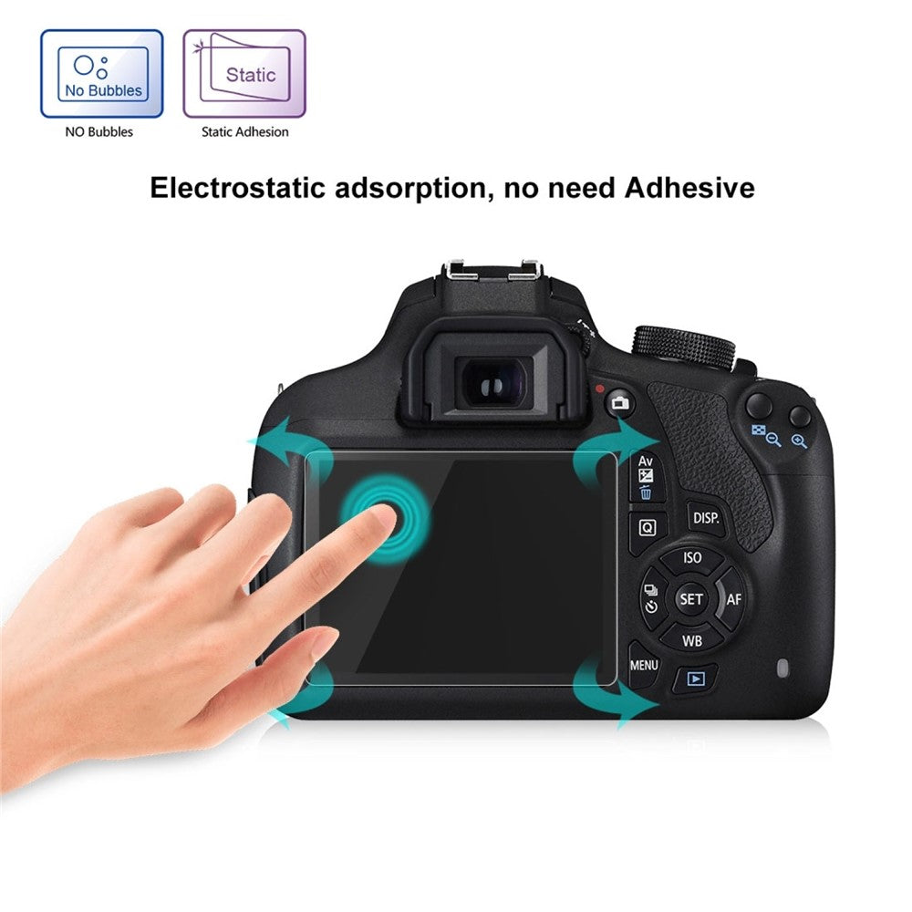 PULUZ PU5506 for Canon 1200D 1300D Cameras Tempered Glass Screen Protector Guard 0.3mm 9H 2.5D