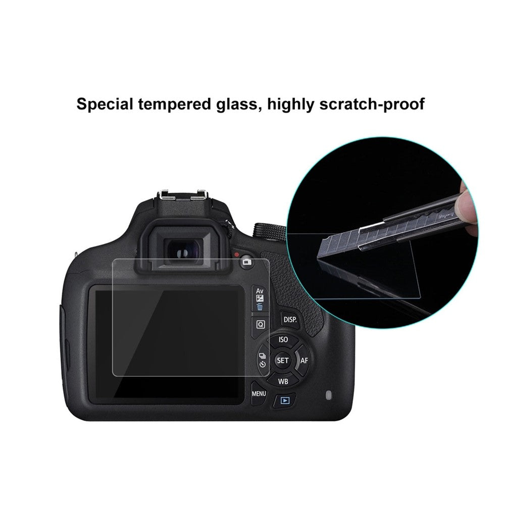 PULUZ PU5506 for Canon 1200D 1300D Cameras Tempered Glass Screen Protector Guard 0.3mm 9H 2.5D