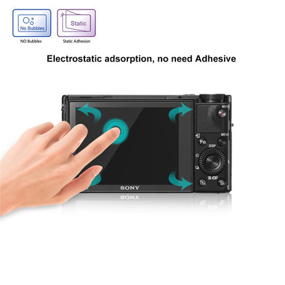 PULUZ PU5510 0.3mm 9H 2.5D Tempered Glass Screen Protector Guard for Sony RX100 A7M2 A7R A7R2 Cameras